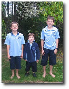 Thomas' first day at school