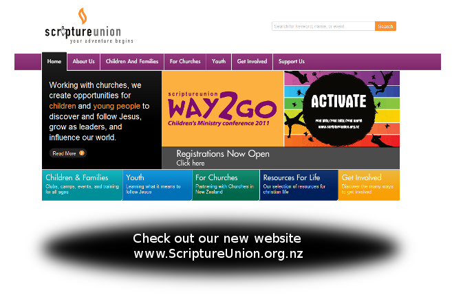 New Scripture union New Zealand website